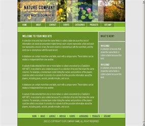 大自然公司网站模板